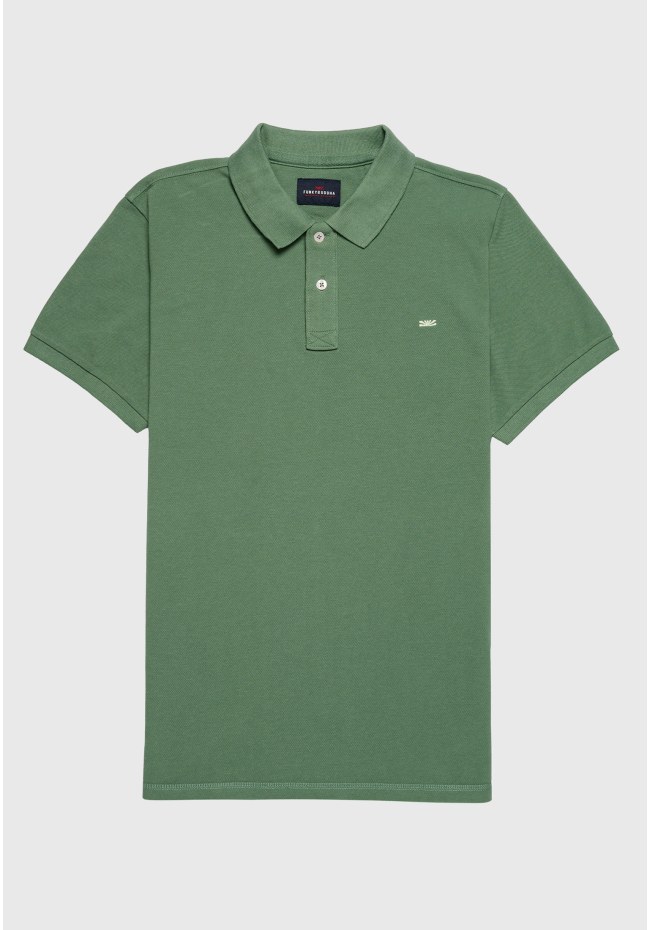 Essential pique cotton polo shirt