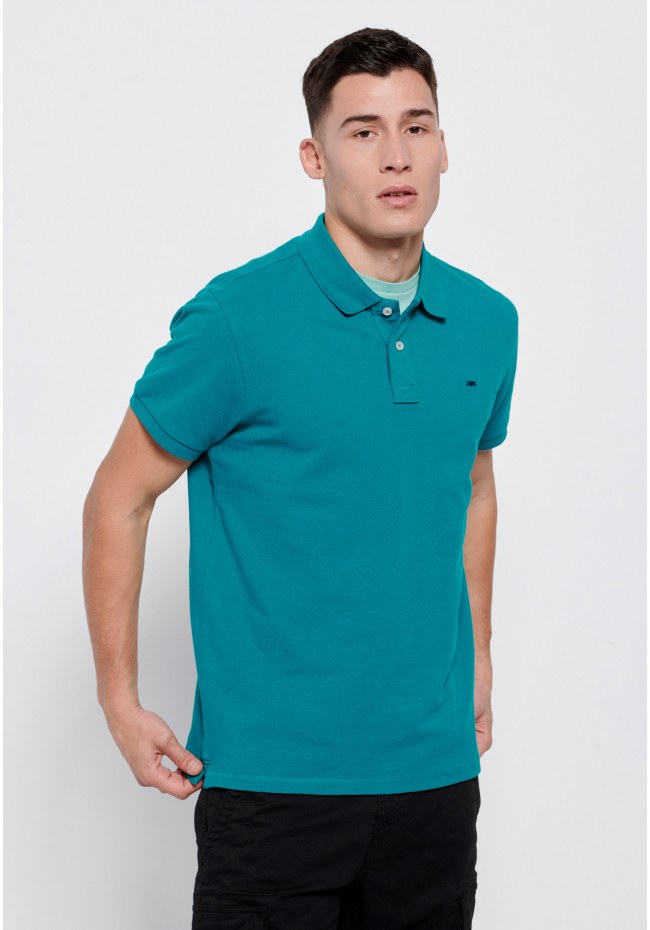Essential pique cotton polo shirt