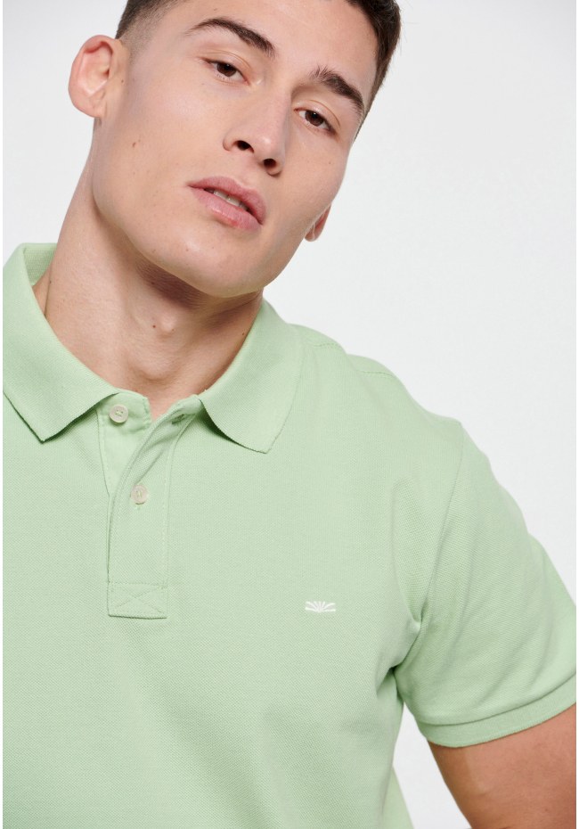 Essential pique cotton polo shirt