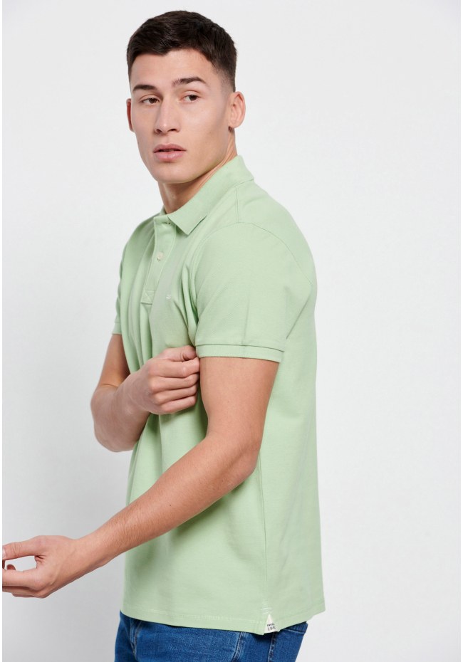 Essential pique cotton polo shirt