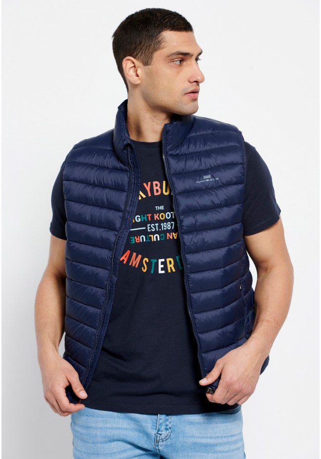 Light padded vest jacket