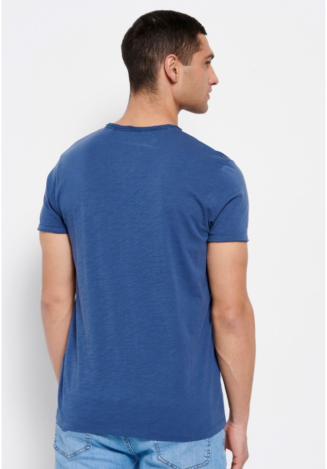 Essential t-shirt με λαιμό henley