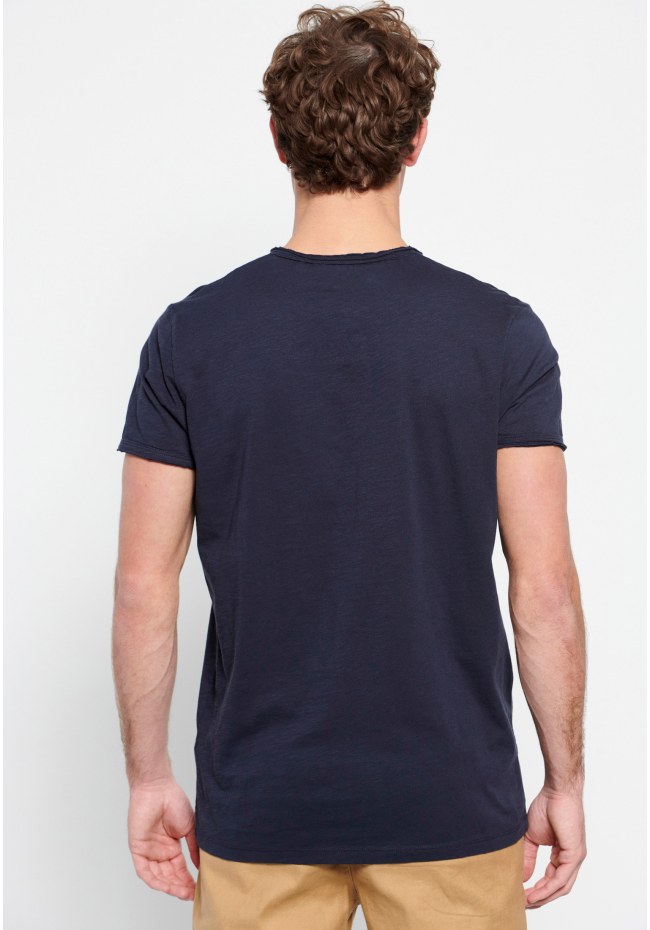 Essential t-shirt με λαιμό henley