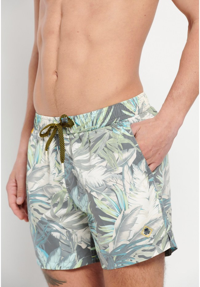 All over printed men's swim shorts