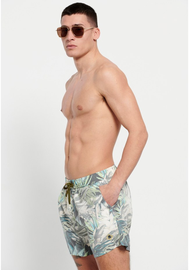 All over printed men's swim shorts