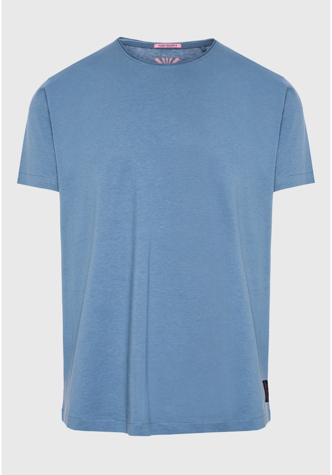 Loose fit t-shirt με raw cut λαιμόκοψη