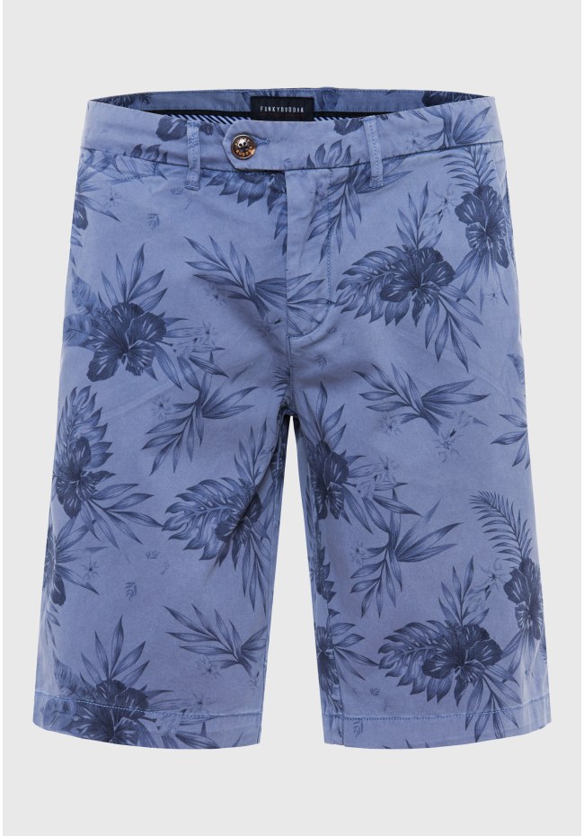 All over ptinted chino shorts