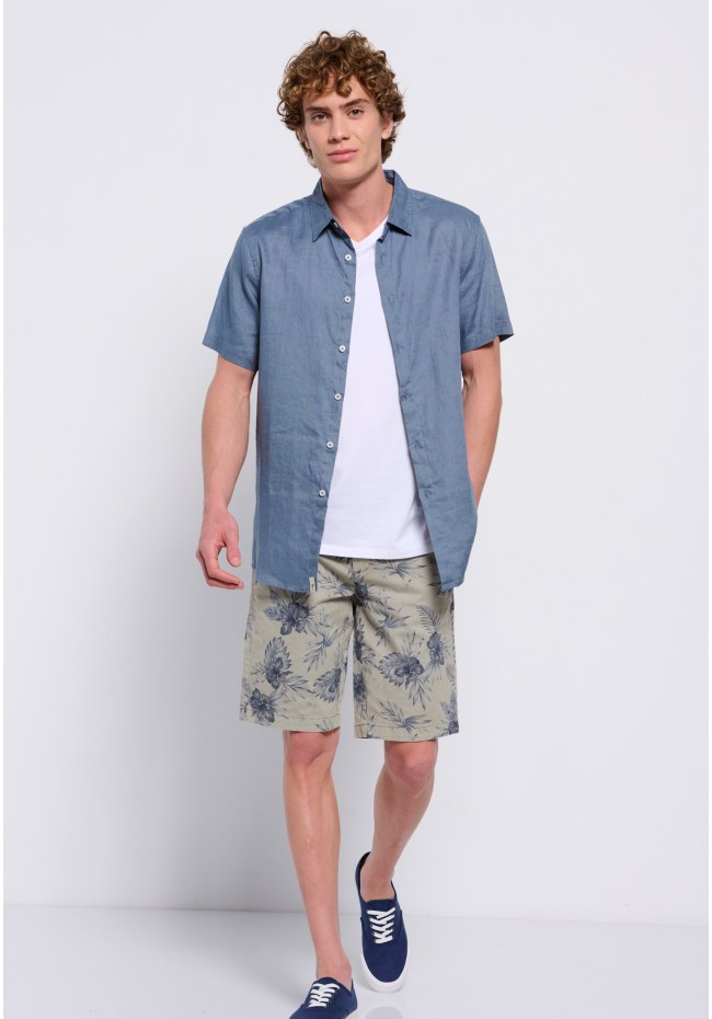 All over ptinted chino shorts