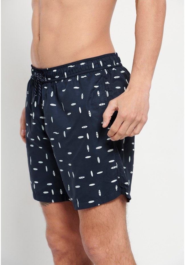 All over printed men's swim shorts