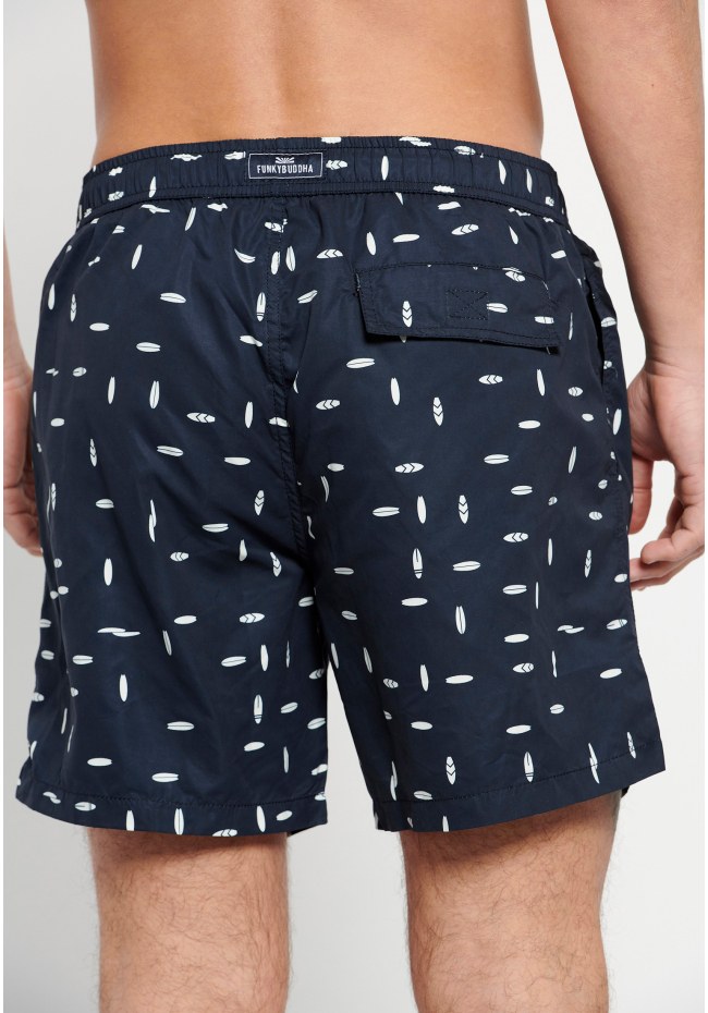 All over printed men's swim shorts