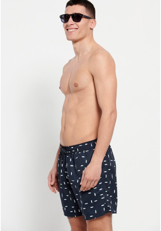 All over printed men's swim shorts