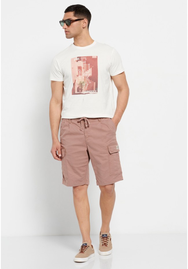 Comfort fit cargo shorts