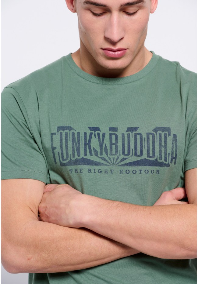T-shirt με Funky Buddha τύπωμα