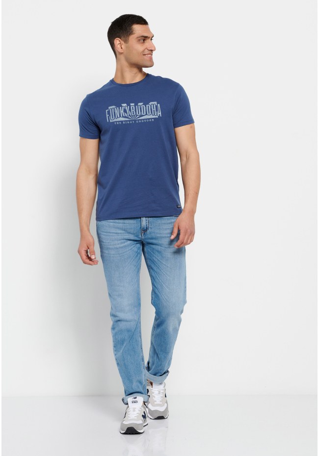 T-shirt με Funky Buddha τύπωμα