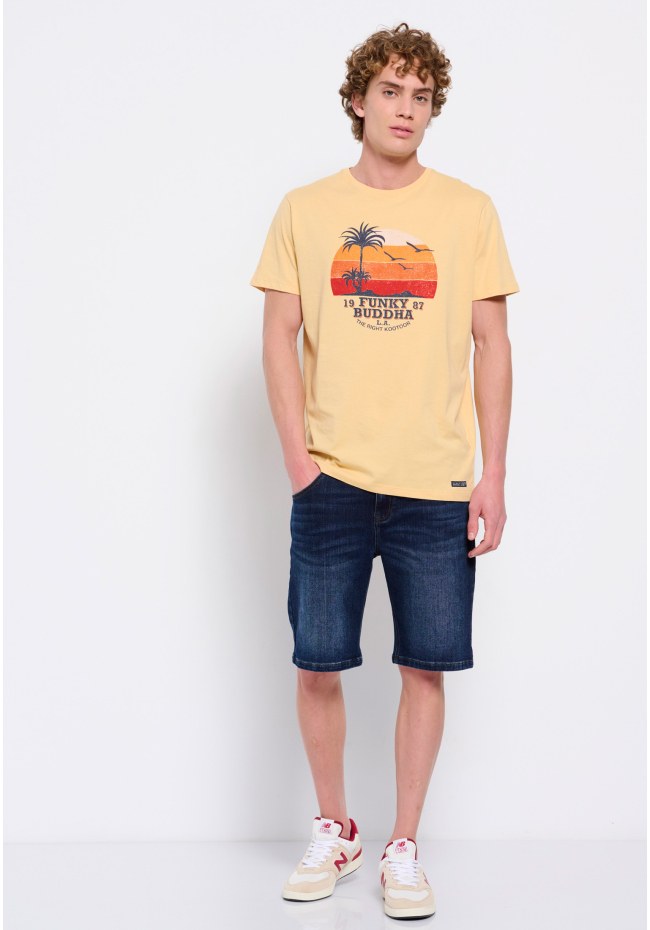 Organic cotton printed t-shirt
