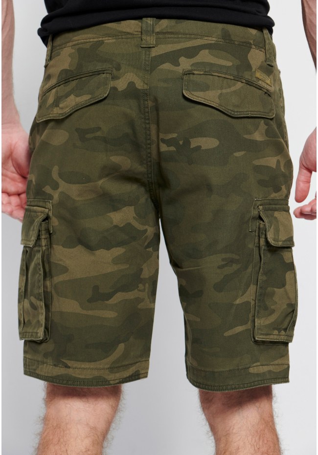 Βερμούδα cargo με camo τύπωμα