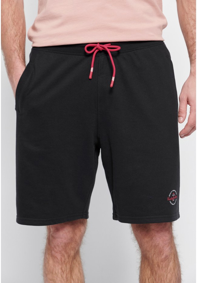 Essential jogger shorts with branded print