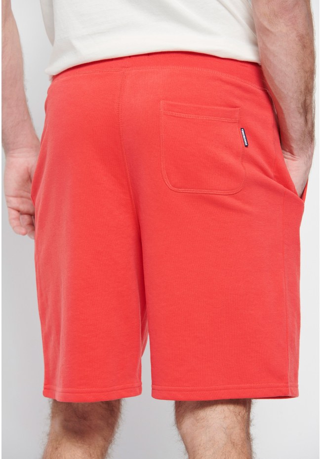 Essential jogger shorts with branded print