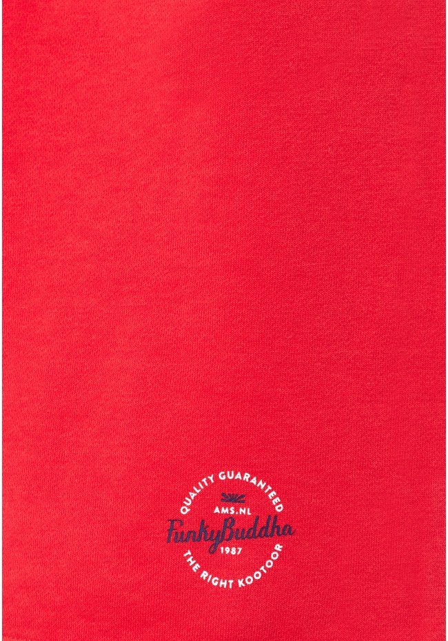 Essential jogger shorts with branded print