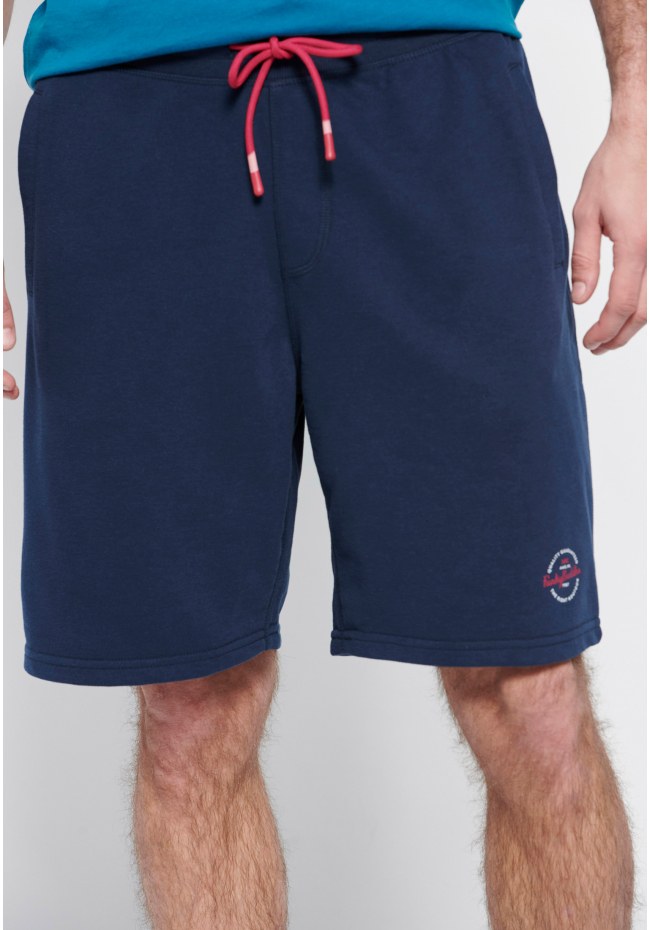 Essential jogger shorts with branded print