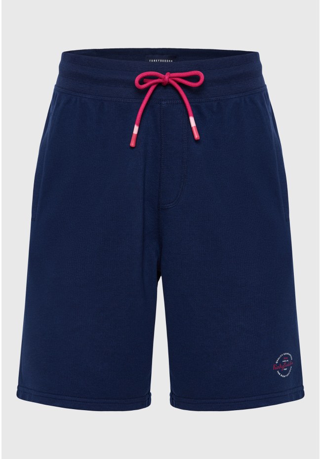 Essential jogger shorts with branded print