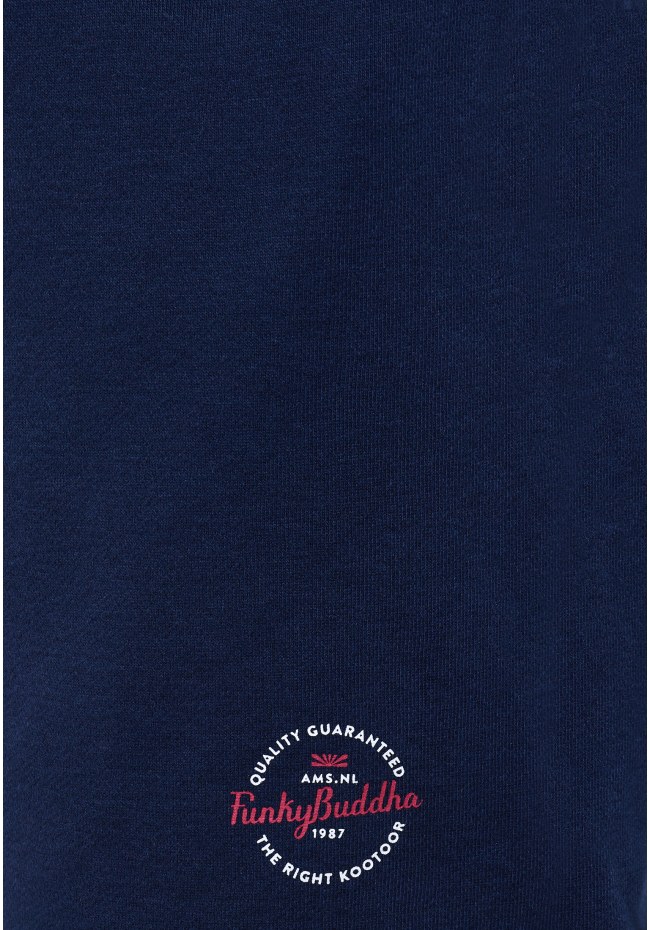 Essential jogger shorts with branded print