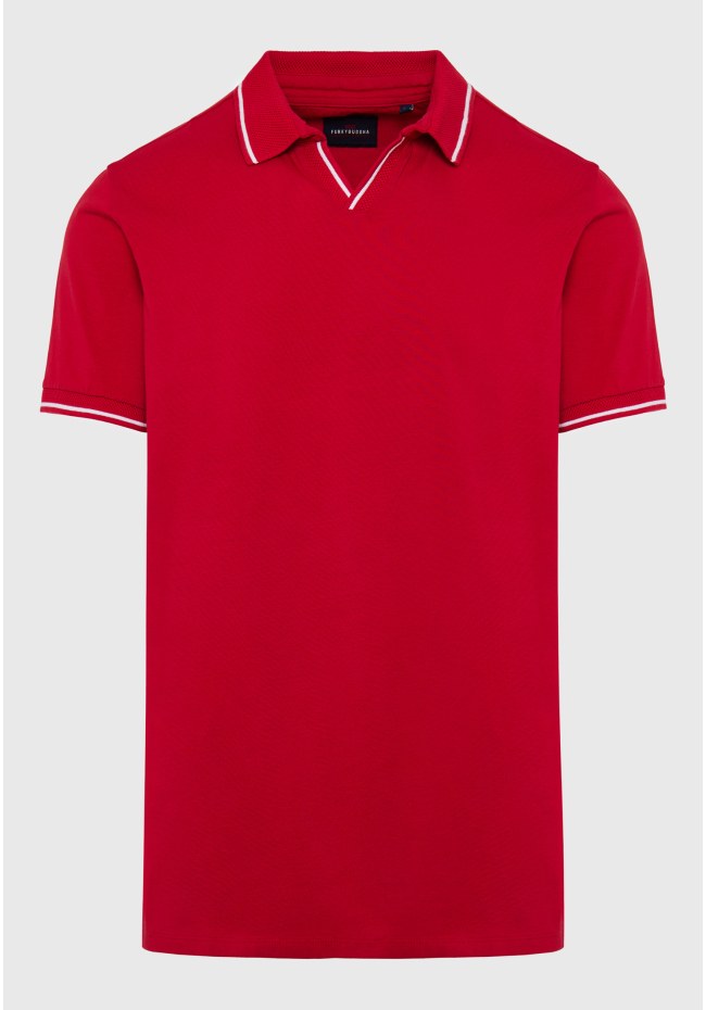 Polo shirt with stripes