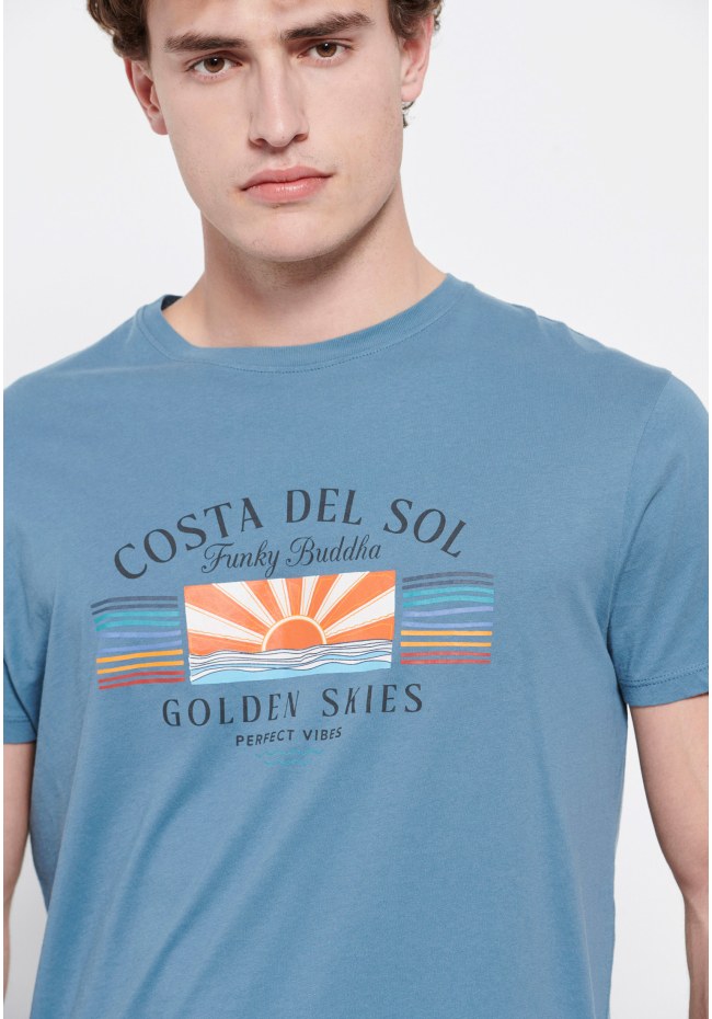 T-shirt από οργανικό βαμβάκι με τύπωμα