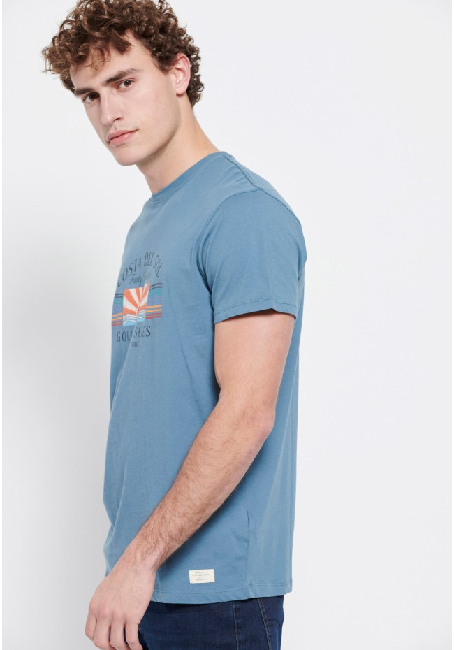 T-shirt από οργανικό βαμβάκι με τύπωμα