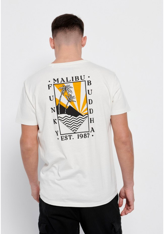 Loose fit t-shirt με τύπωμα στην πλάτη