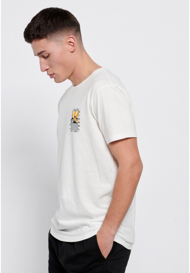 Loose fit t-shirt με τύπωμα στην πλάτη
