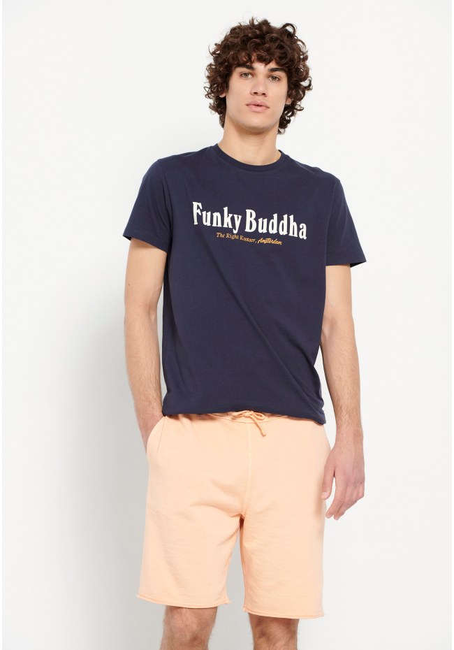 Loose tapered fit jogger shorts
