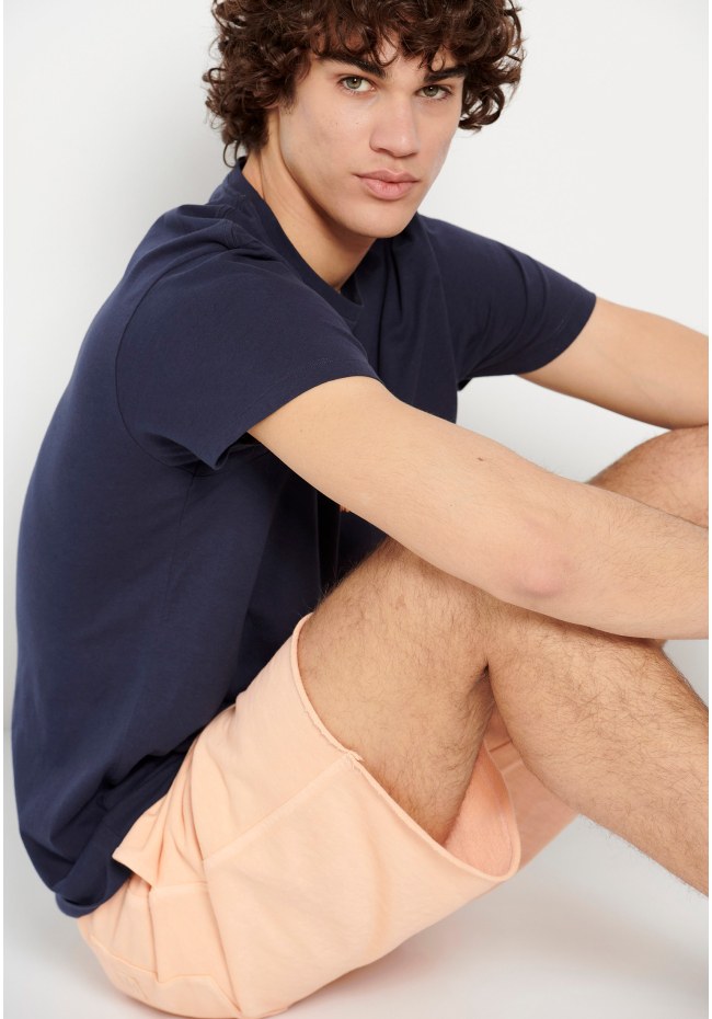 Loose tapered fit jogger shorts