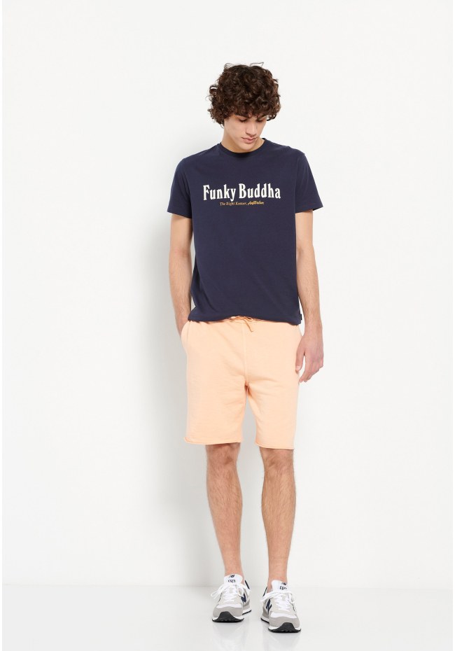 Loose tapered fit jogger shorts