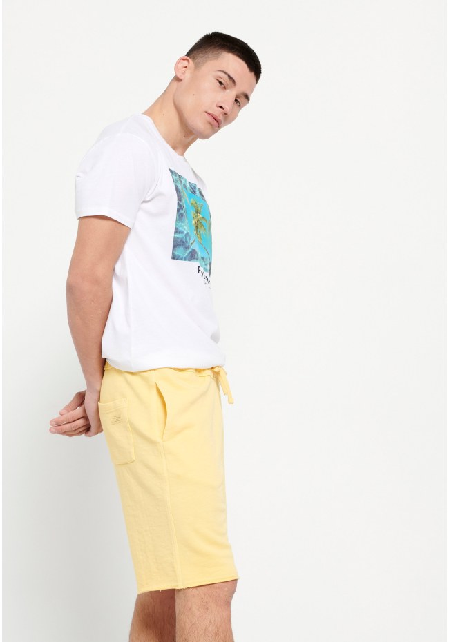 Loose tapered fit jogger shorts