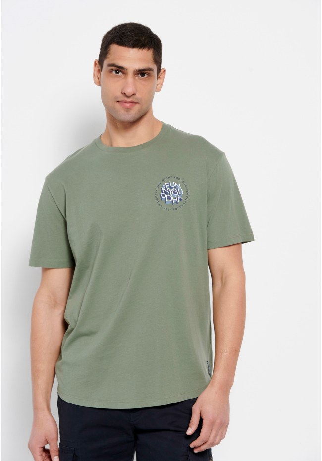 Relaxed fit t-shirt με τύπωμα