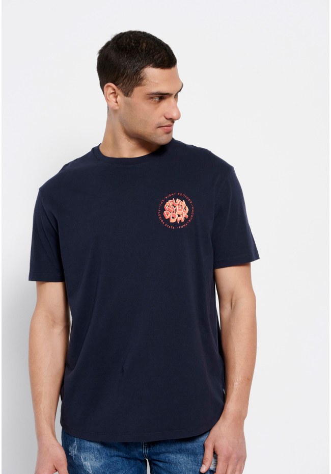 Relaxed fit t-shirt με τύπωμα