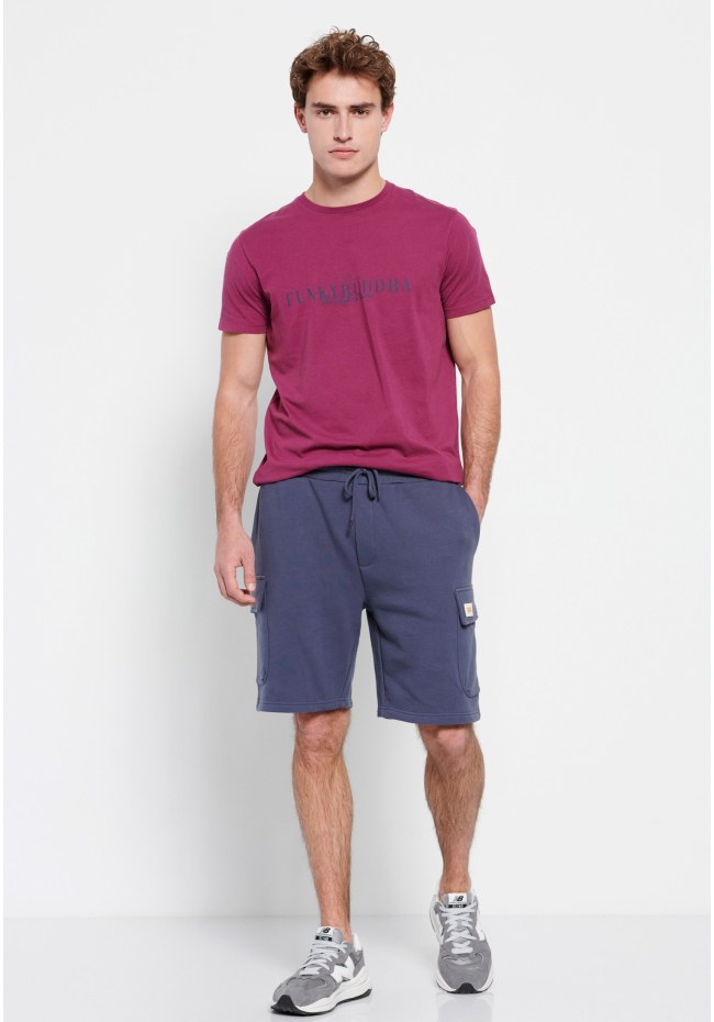 Jogger shorts with cargo pockets