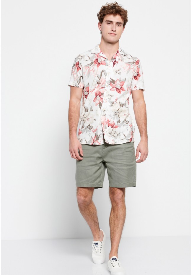 All over printed comfort resort shirt