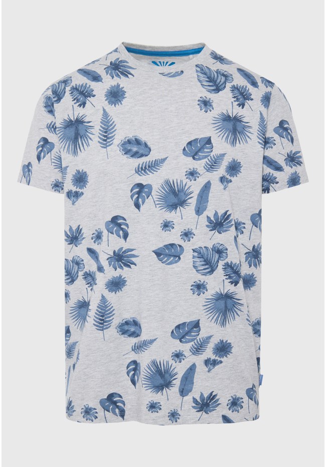 Τυπωμένο t-shirt με ink watercolor εφέ