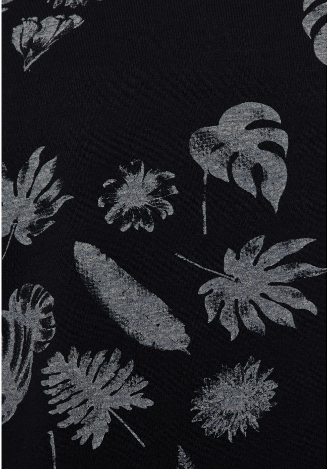 All over printed crew neck t-shirt