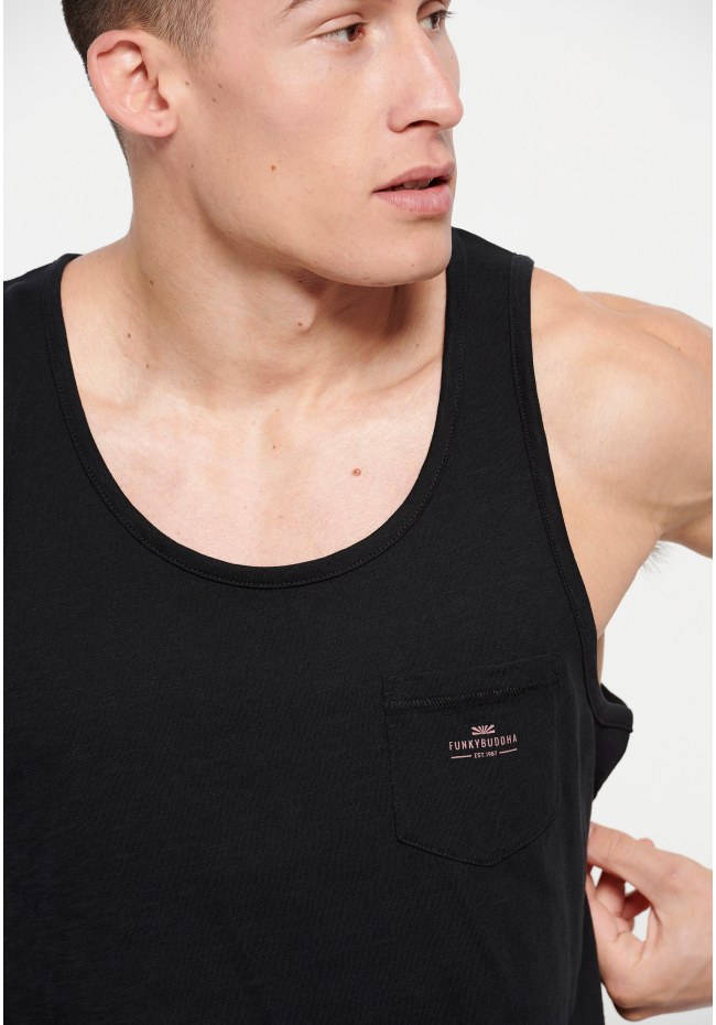 Ανδρικό tank top με τσέπη