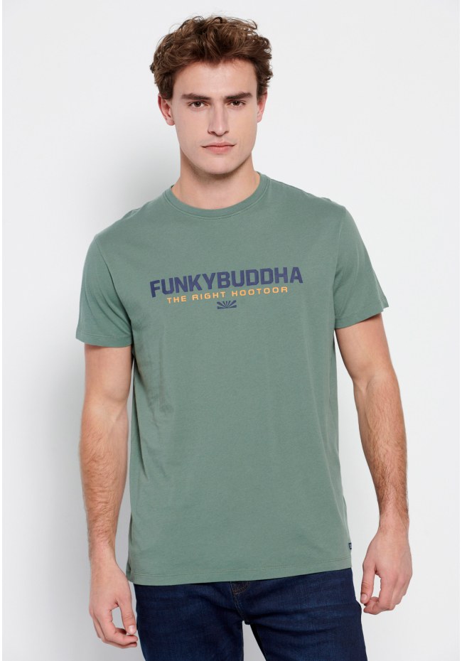 T-shirt με Funky Buddha τύπωμα