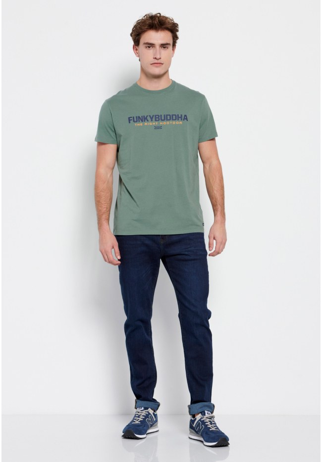 T-shirt με Funky Buddha τύπωμα
