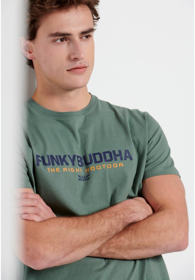 T-shirt με Funky Buddha τύπωμα
