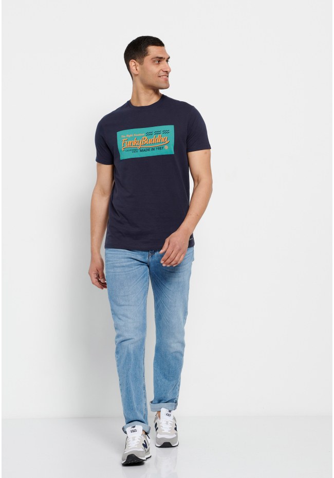 Crew neck t-shirt with print