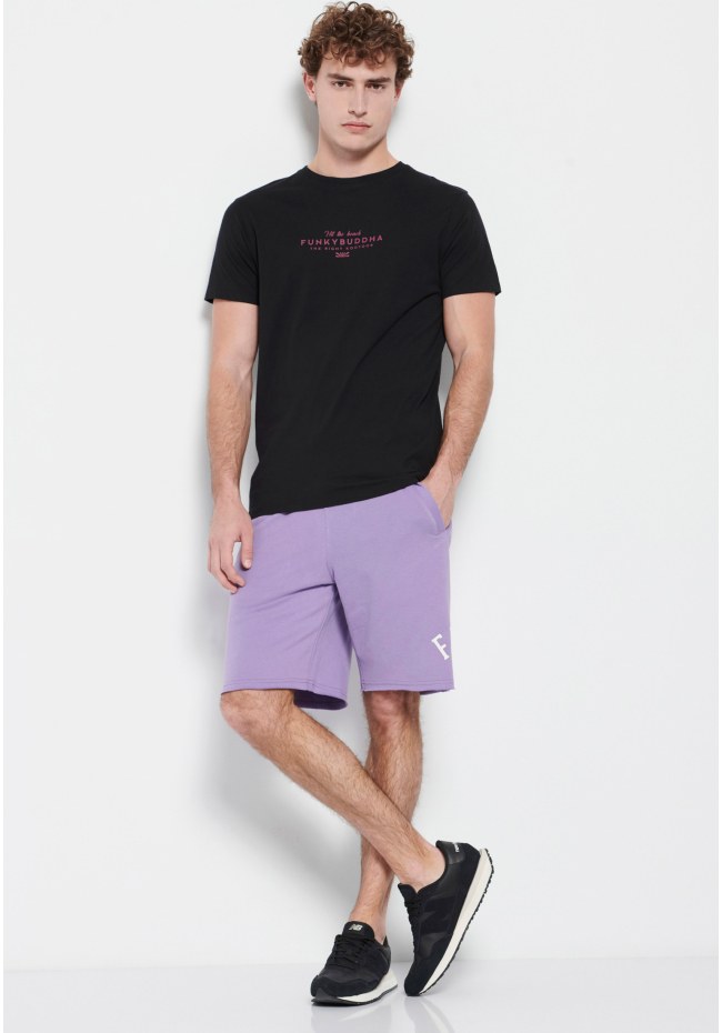 T-shirt με Funky Buddha τύπωμα στο στήθος