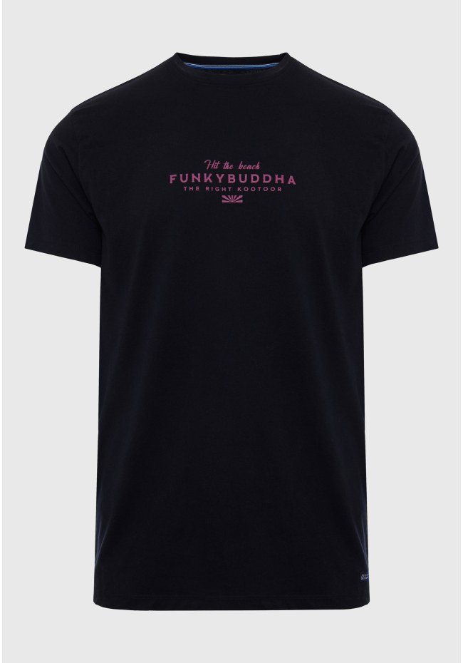 T-shirt με Funky Buddha τύπωμα στο στήθος