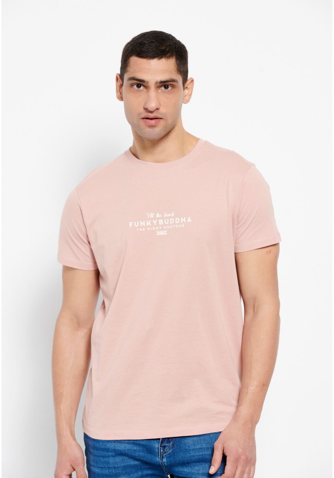 T-shirt με Funky Buddha τύπωμα στο στήθος