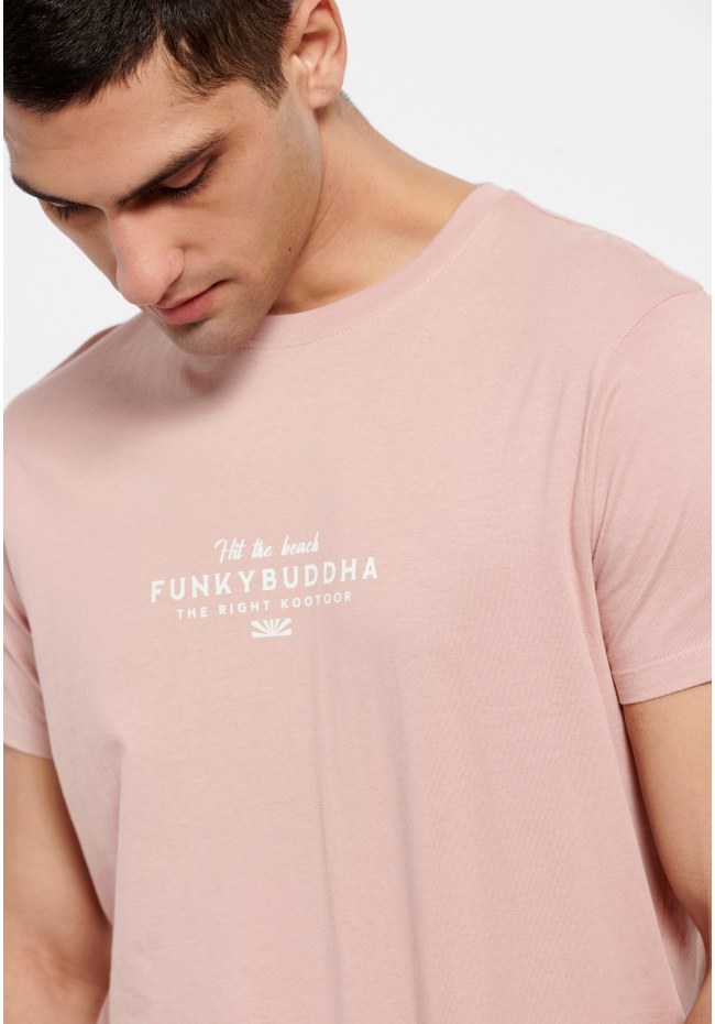 T-shirt με Funky Buddha τύπωμα στο στήθος
